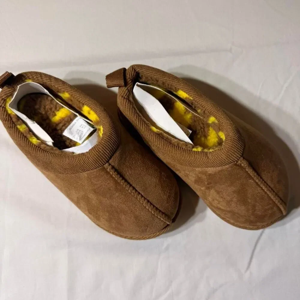 Wonder-nation Brown and Tan Slippers